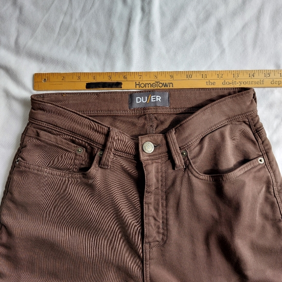 DU/ER Duer No Sweat Slim Fit Stretch Pants Men's Kalamata Brown Size 29 - Picture 6 of 16